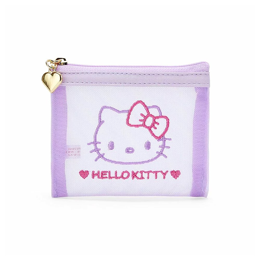 Sanrio Characters Flat Mesh Pouch