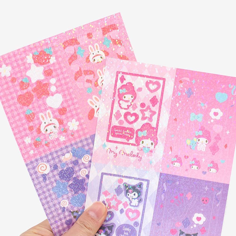 Sanrio My Melody & Kuromi Polaroid Frame Stickers