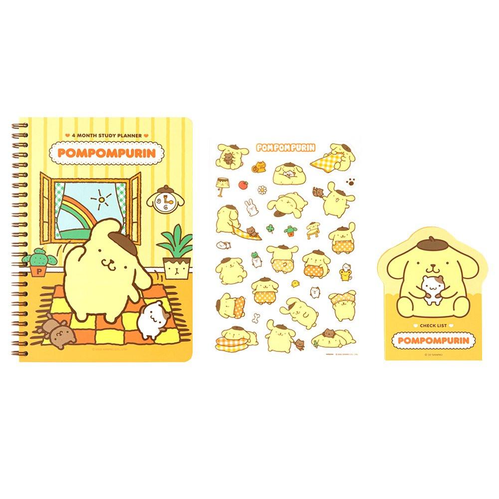 Sanrio Characters 4-Month Study Planner Set