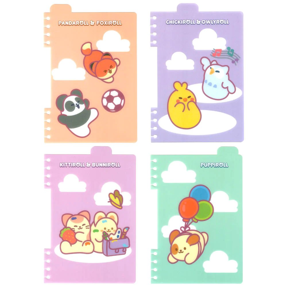 Anirollz Detachable Index Notebook