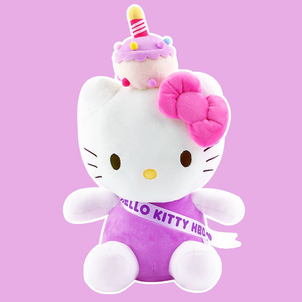 Sanrio Characters HBD Cake hat 13" Plush