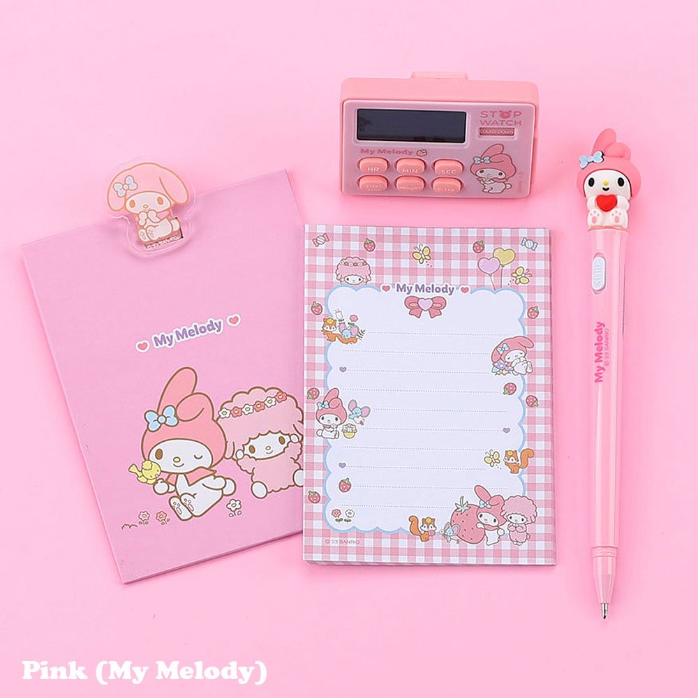 Sanrio Characters Mini Clip Board With Memo Pad