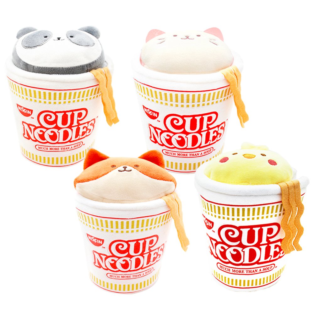 Anirollz x Nissin Cup Noodles Mochi 6" Plush
