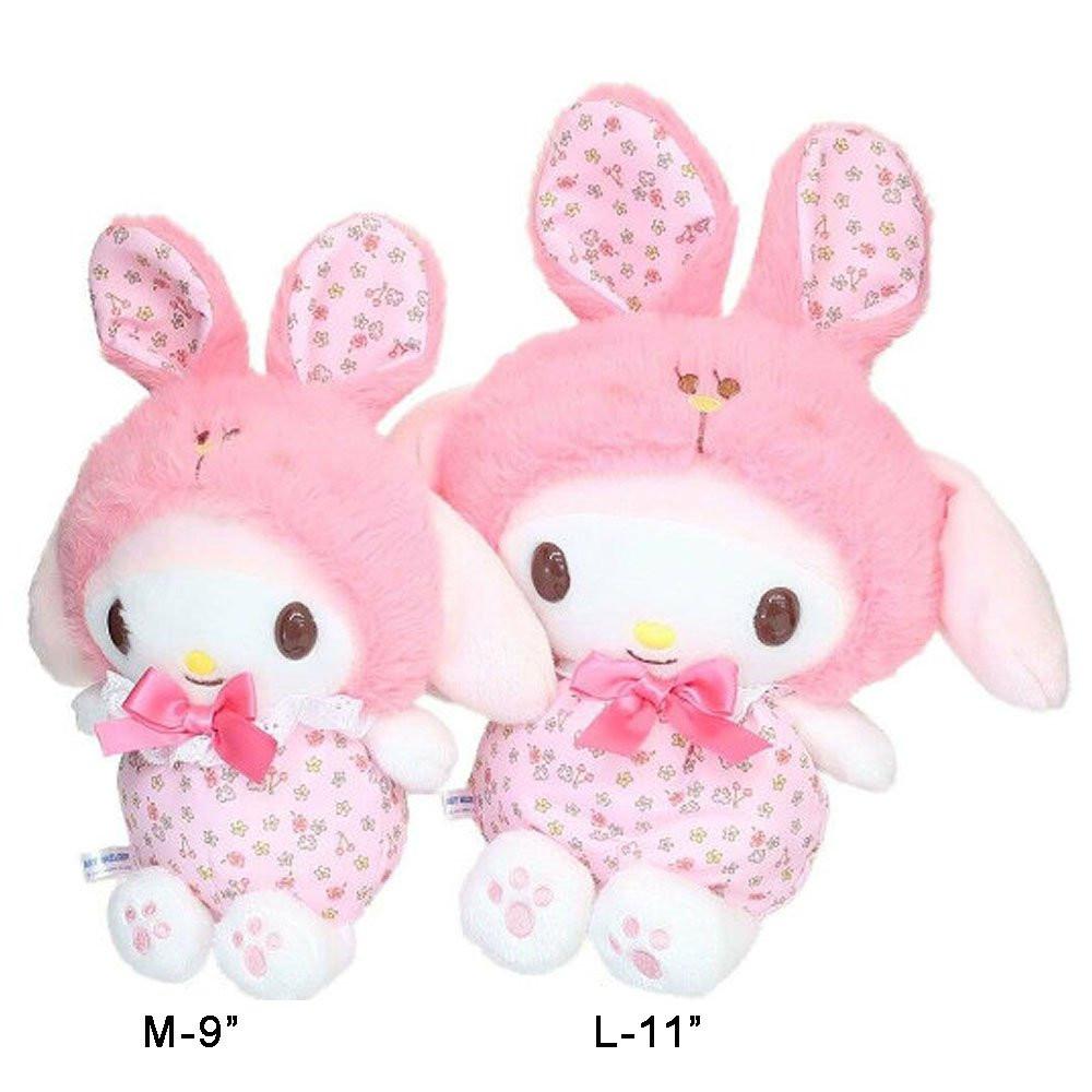 Kuromi Flower Bunny 11" Bean Doll Plush