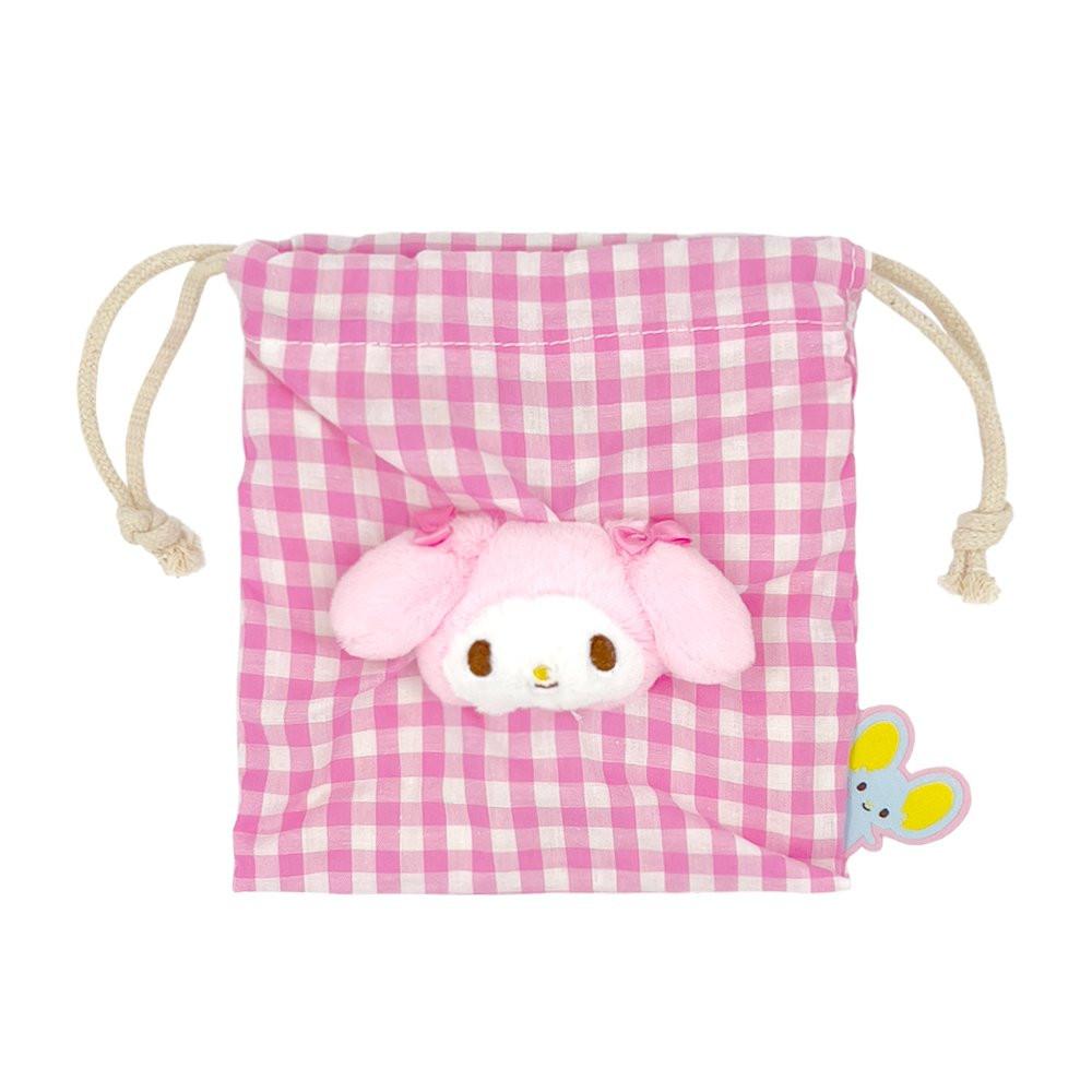 Sanrio Characters Checker Drawstring Pouch