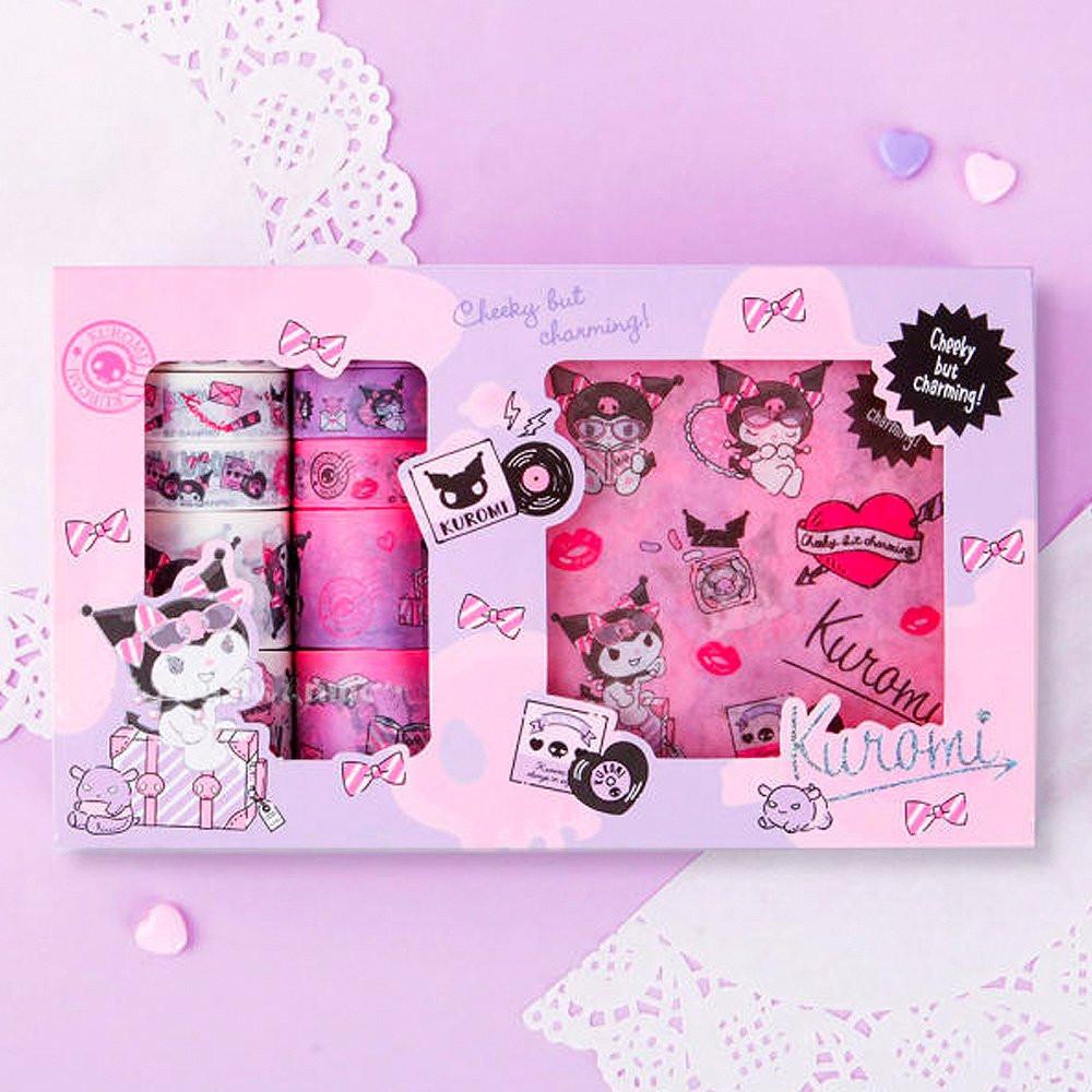 Sanrio Kuromi Washi Tape & Sticker Set