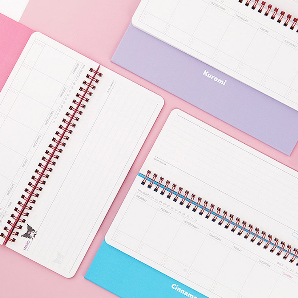 Sanrio Characters Standing Weekly Planner