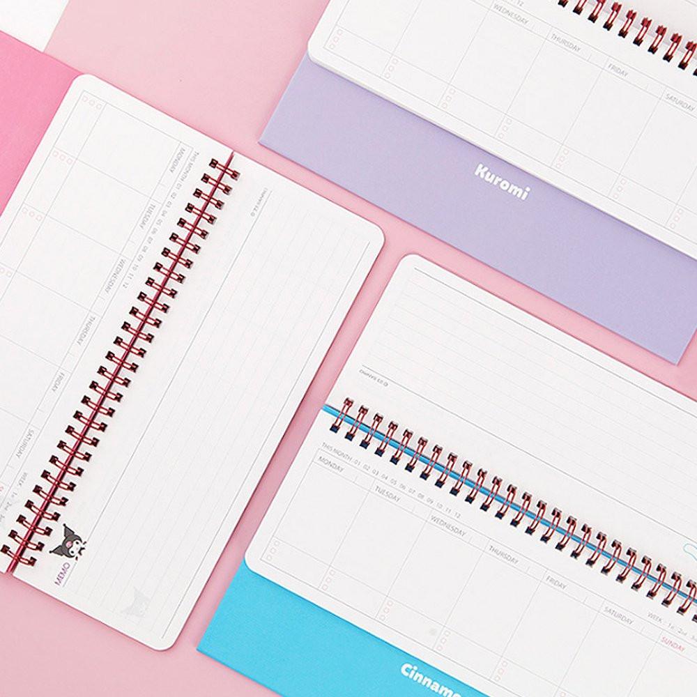 Sanrio Characters Standing Weekly Planner