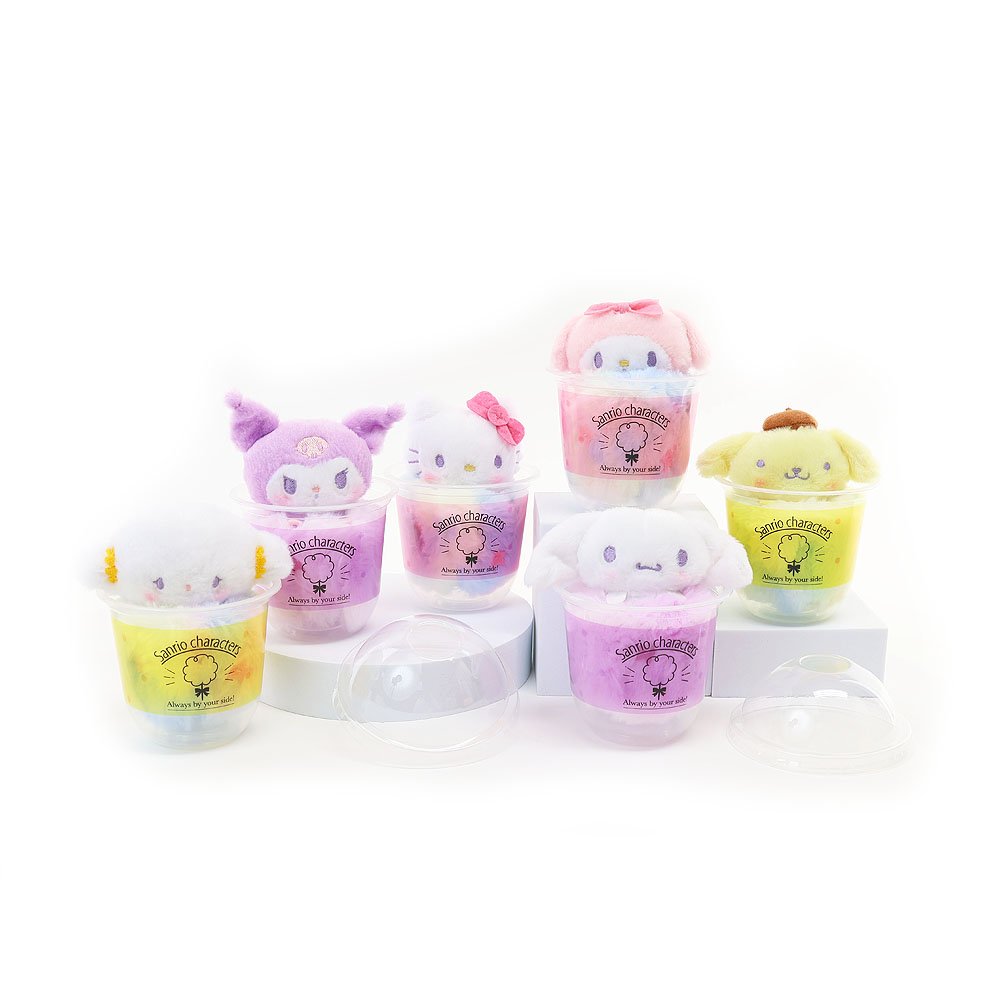 Sanrio Characters Cotton Candy Plush Set