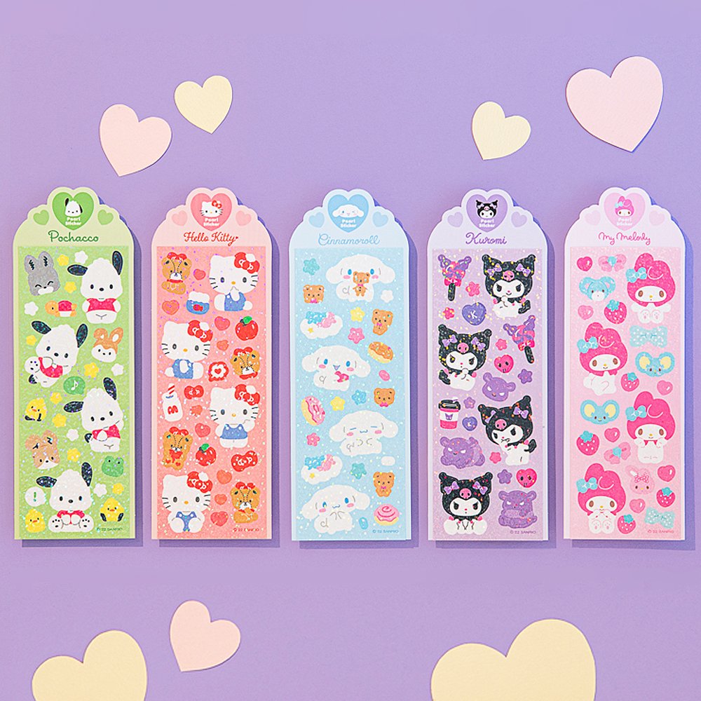 Sanrio Characters Cutie Pearl Stickers