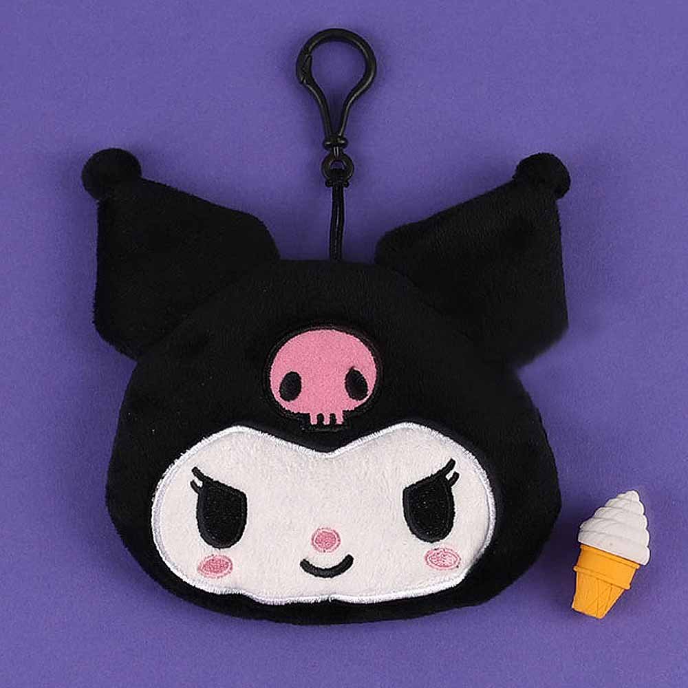 Kuromi Clip-On Coin Purse