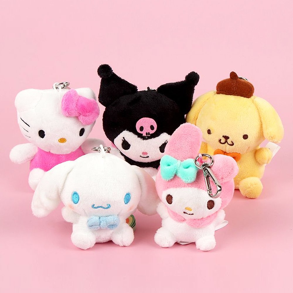 Sanrio Characters Mini Plush Keychain