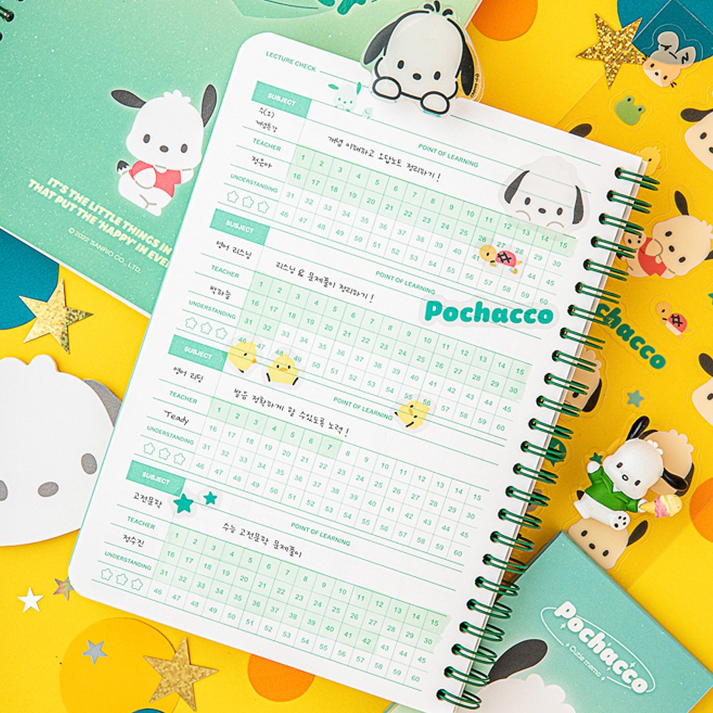 Sanrio Characters 4-Months Study Planner Set : Cutie