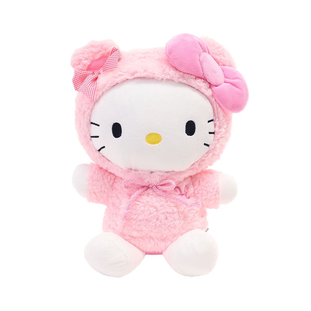Sanrio Hello Kitty Fluffy Hoodie 10" Plush