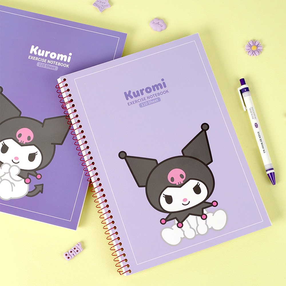 Sanrio Characters Blank Unruled Notebook