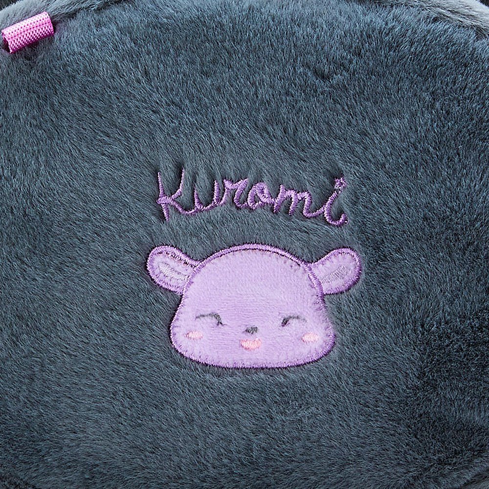 Kuromi Smile Plush Crossbody Bag
