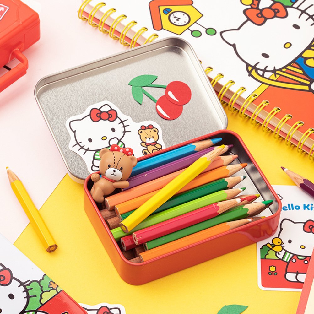 Sanrio Characters Tin Case Sticker Set