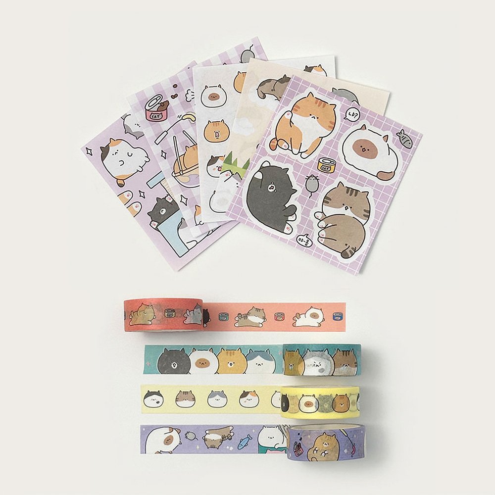 Soondeok Washi Tape & Sticker Set