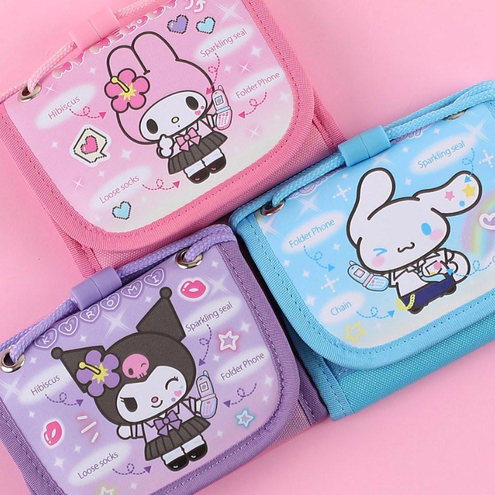 Sanrio Characters Velcro Necklace Wallet