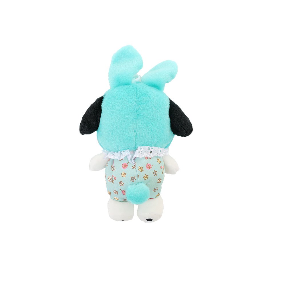 Sanrio Pochacco Flower Bunny Mascot Clip on