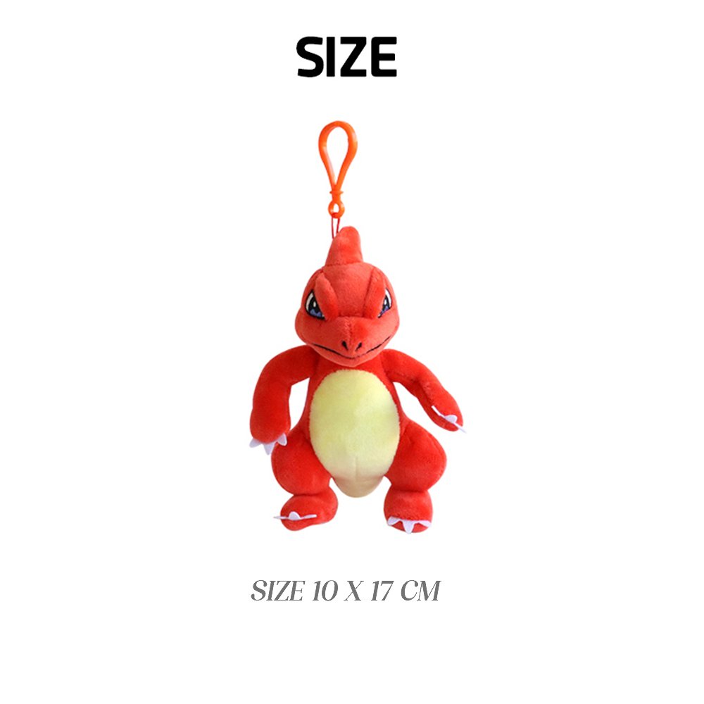 Pokemon Charmeleon 5" Clip-on Plush