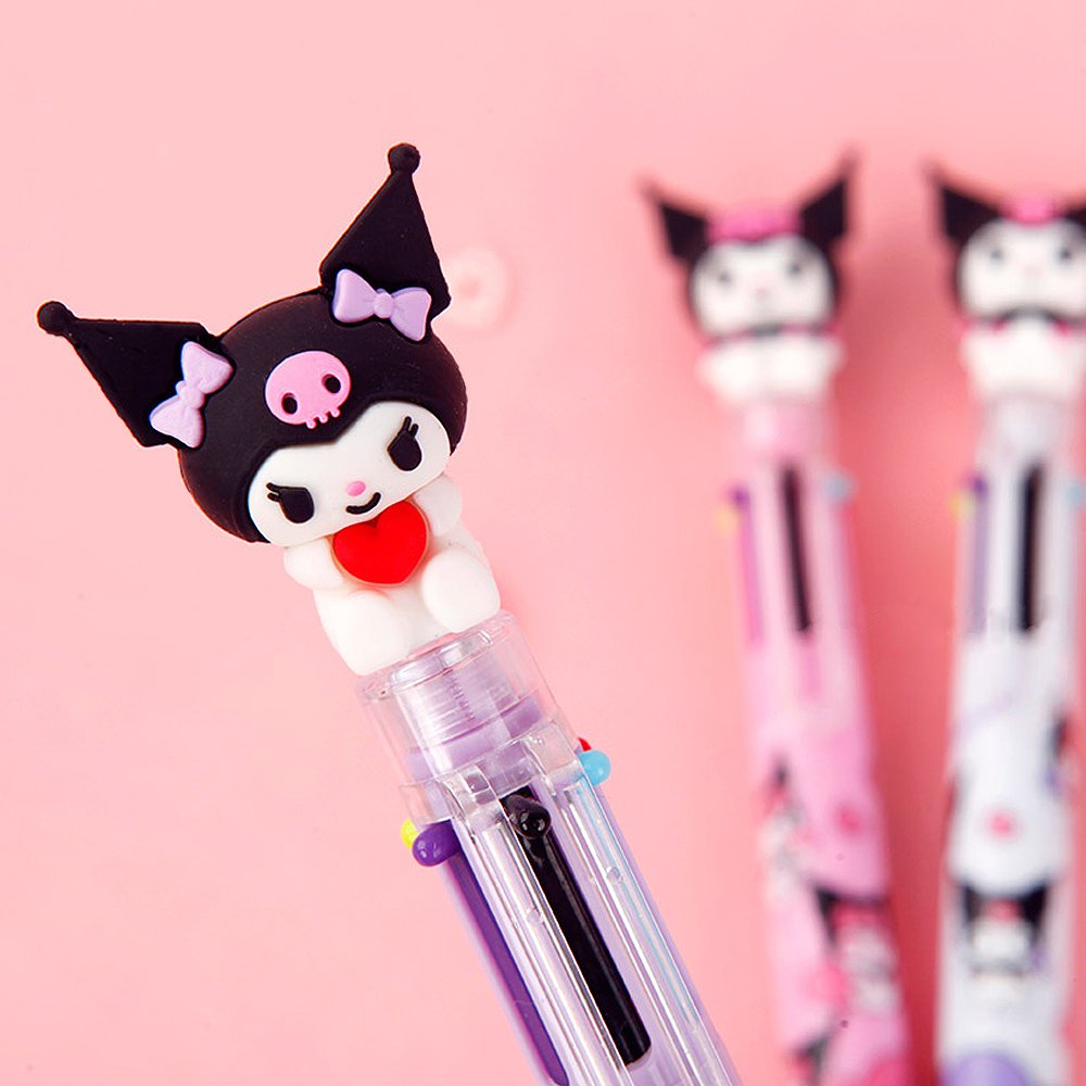 Sanrio Kuromi Figure 6-Color Pen