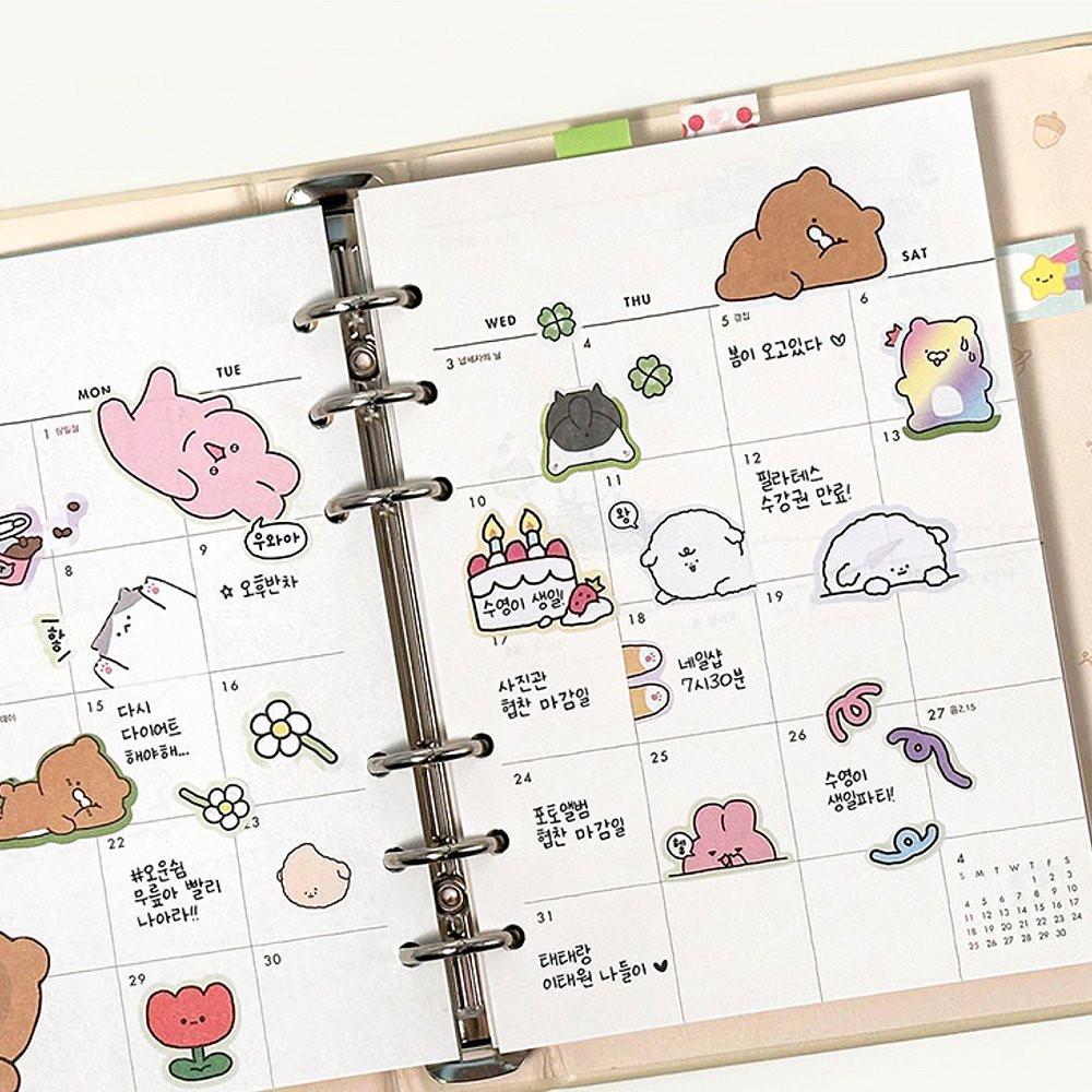 Soondeok Washi Tape & Sticker Set