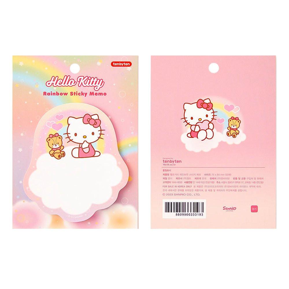 Sanrio Characters Rainbow Sticky Memo Pad