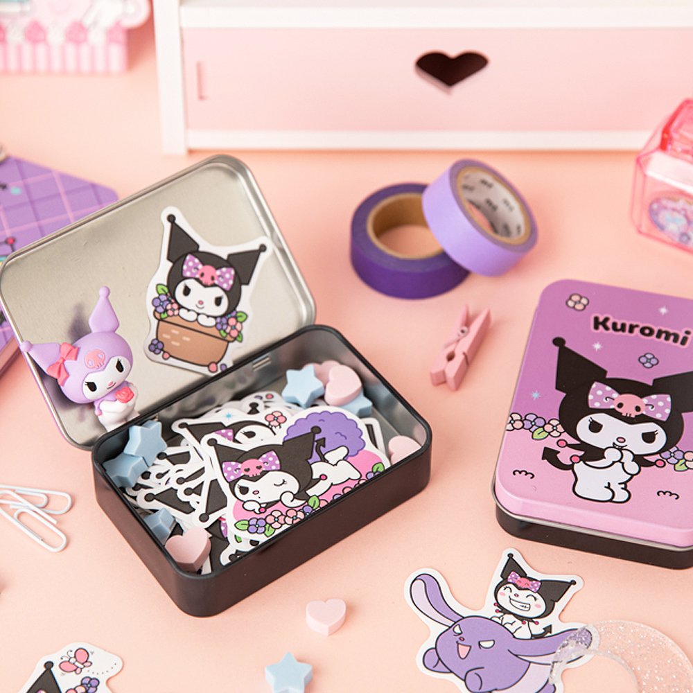 Sanrio Characters Tin Case Sticker Set