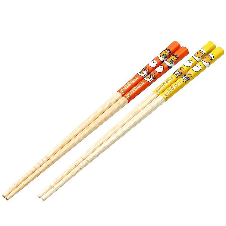 Gudetama Bamboo Chopsticks 2 Pairs Set