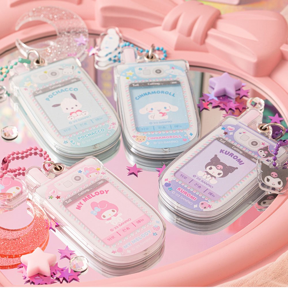 Sanrio Character Y2k Cell Phone Keychain