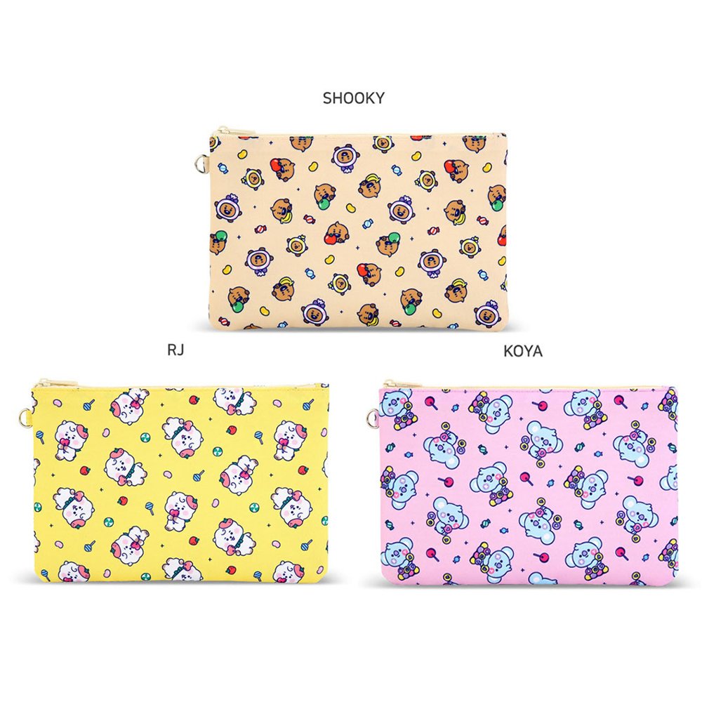 BT21 Flat Pouch : Jelly Candy