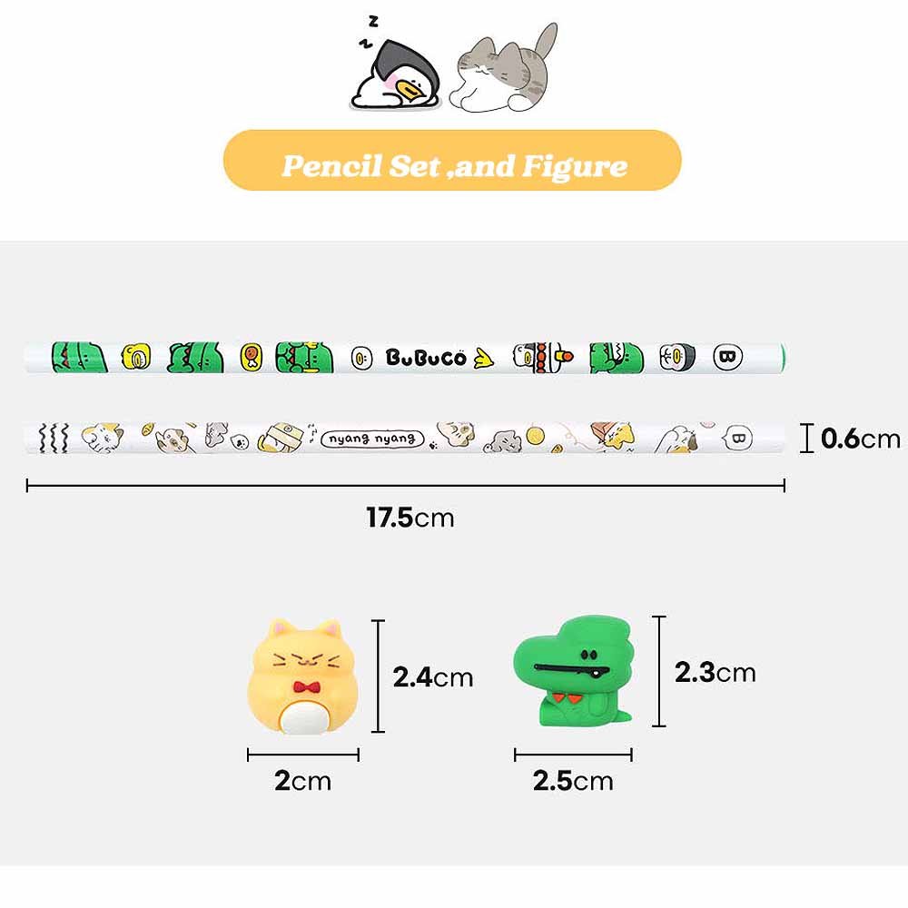 Meow Meow & Bubuco Stationery Gift Set