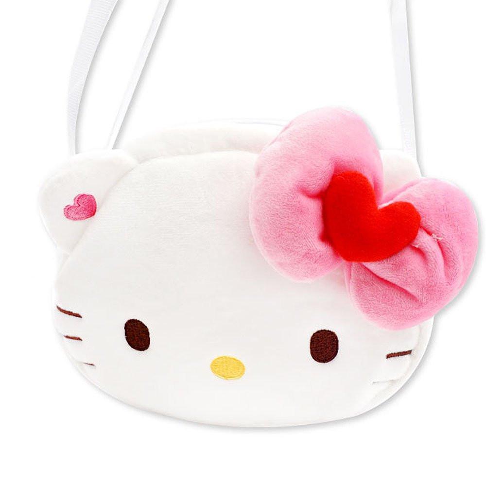 Sanrio Hello Kitty plush pouch crossbody bag, Sanrio Hello Kitty plush pouch shoulder bag, Hello Kitty stuffed animal pouch bag, Hello Kitty pouch across bag, Hello Kitty plushies, Hello Kitty plush accessories , Hello Kitty bag , coin pouch wallet purse