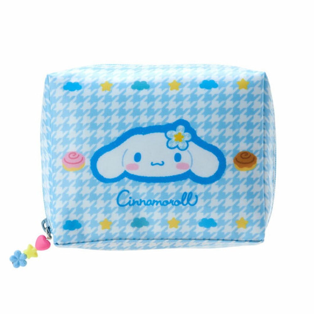 Cinnamoroll Pouch :Floral Houndstooth