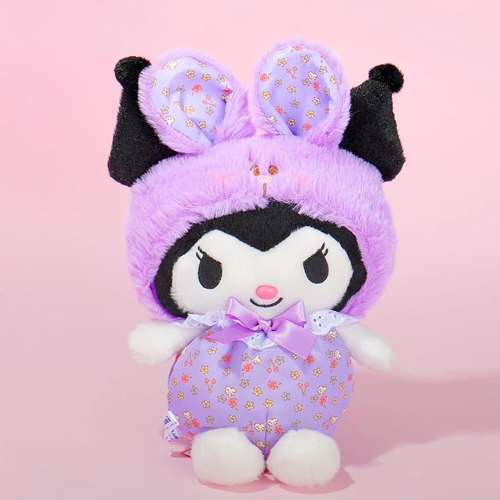 Kuromi Flower Bunny 9" Bean Doll Plush