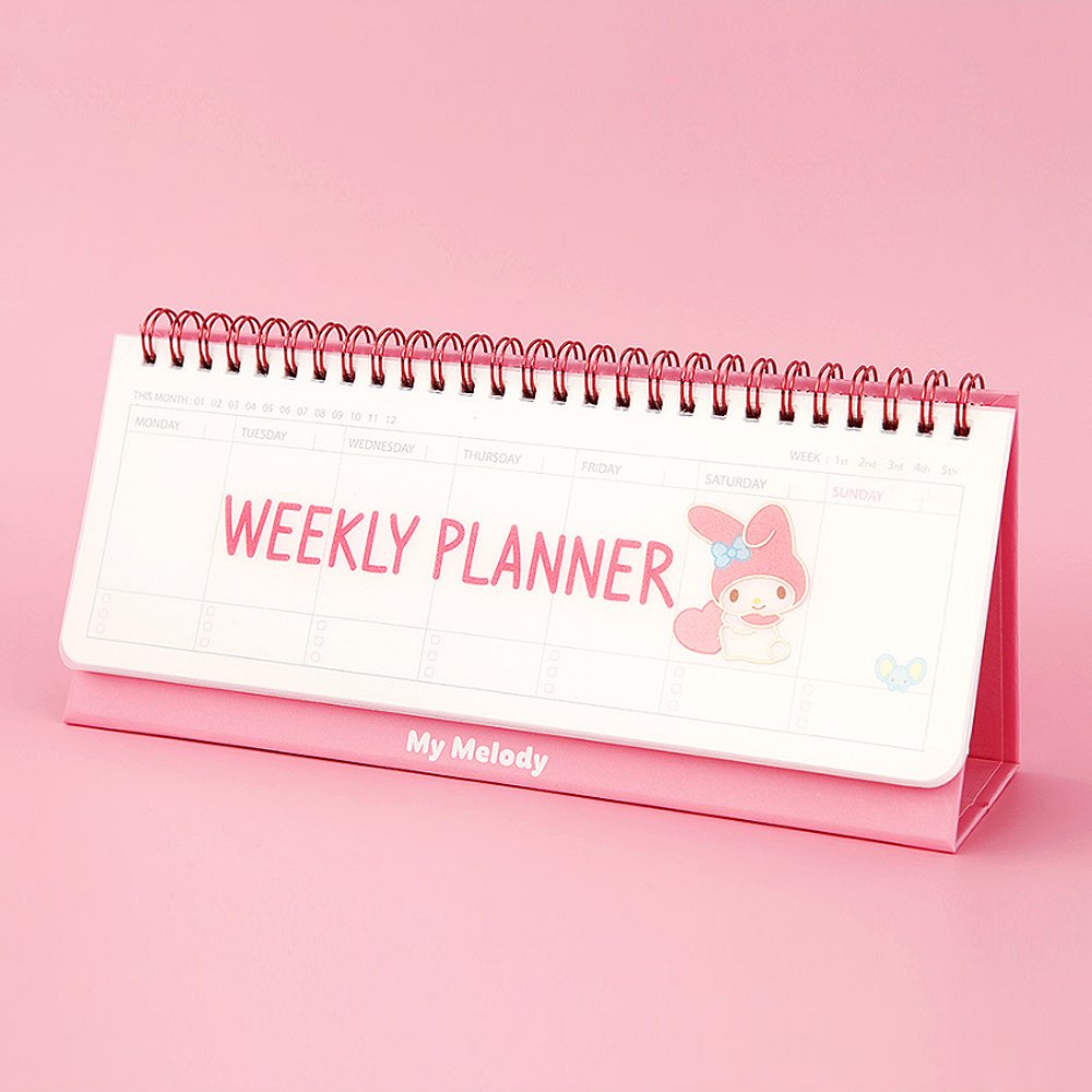 Sanrio Characters Standing Weekly Planner