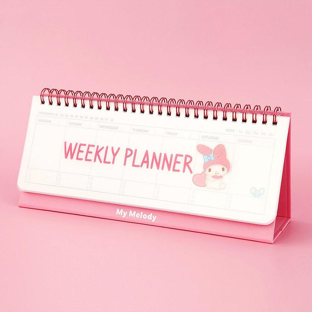 Sanrio Characters Standing Weekly Planner