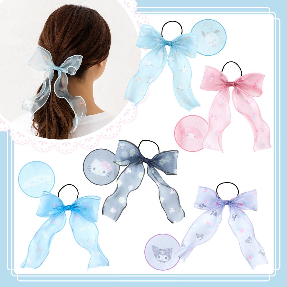 Sanrio Characters Ribbon Ponytail Holder