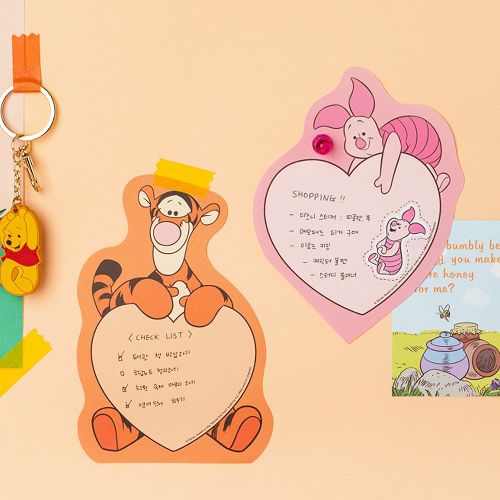 Disney Winnie the Pooh Non-Sticky Memo Pad