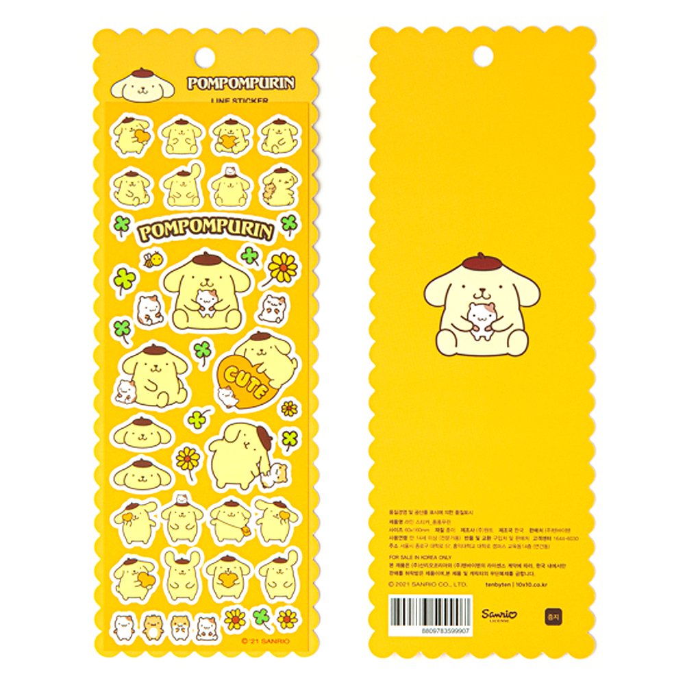 Sanrio Characters Line Sticker Sheet