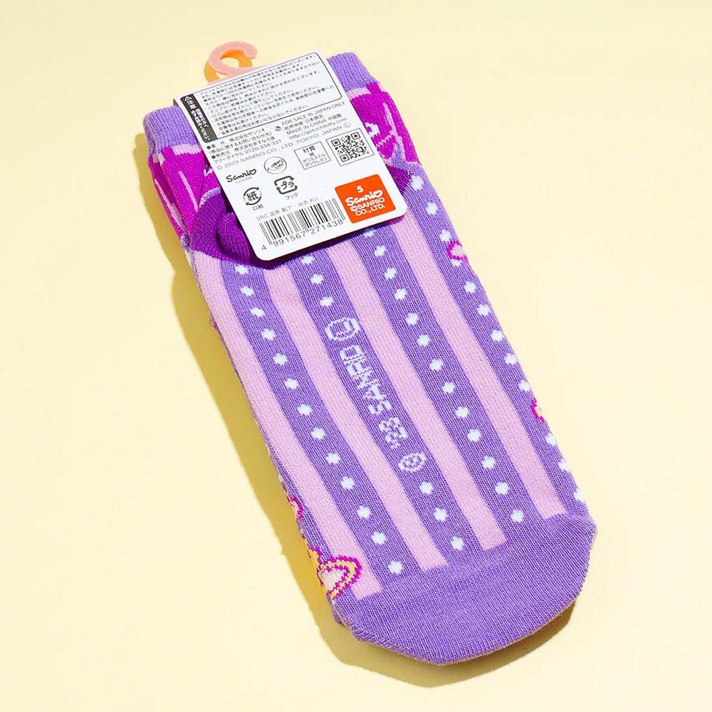 Sanrio Kuromi Low-Cut Socks :Yukata