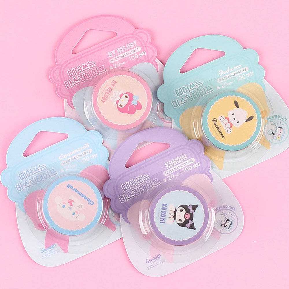 Sanrio Characters Flake Masking Tape