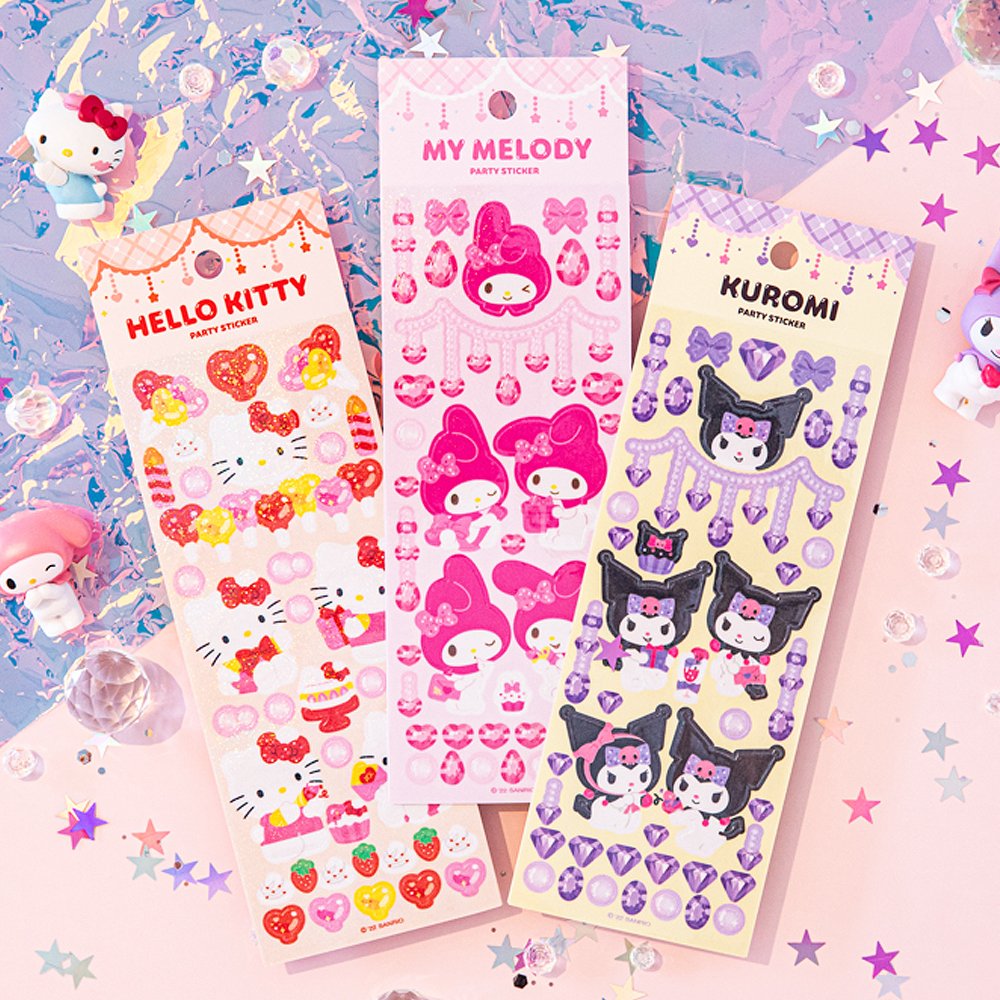 Sanrio Characters Party Sticker Sheet