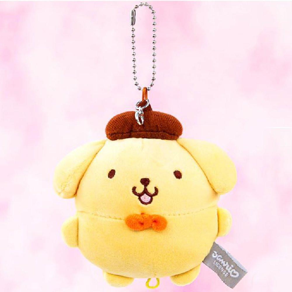 Sanrio Characters 4" Round Mochi Plush Keychain
