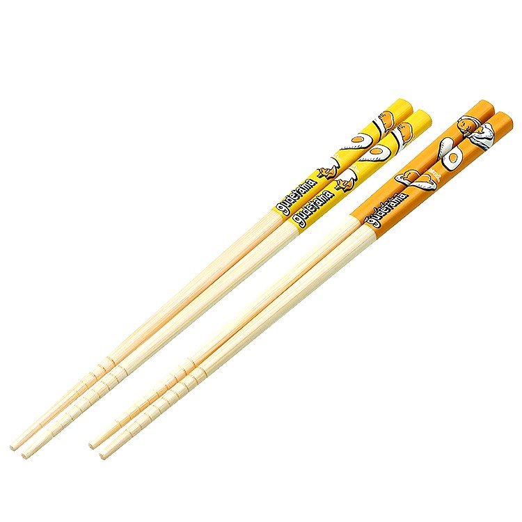 Gudetama Bamboo Chopsticks 2 Pairs Set