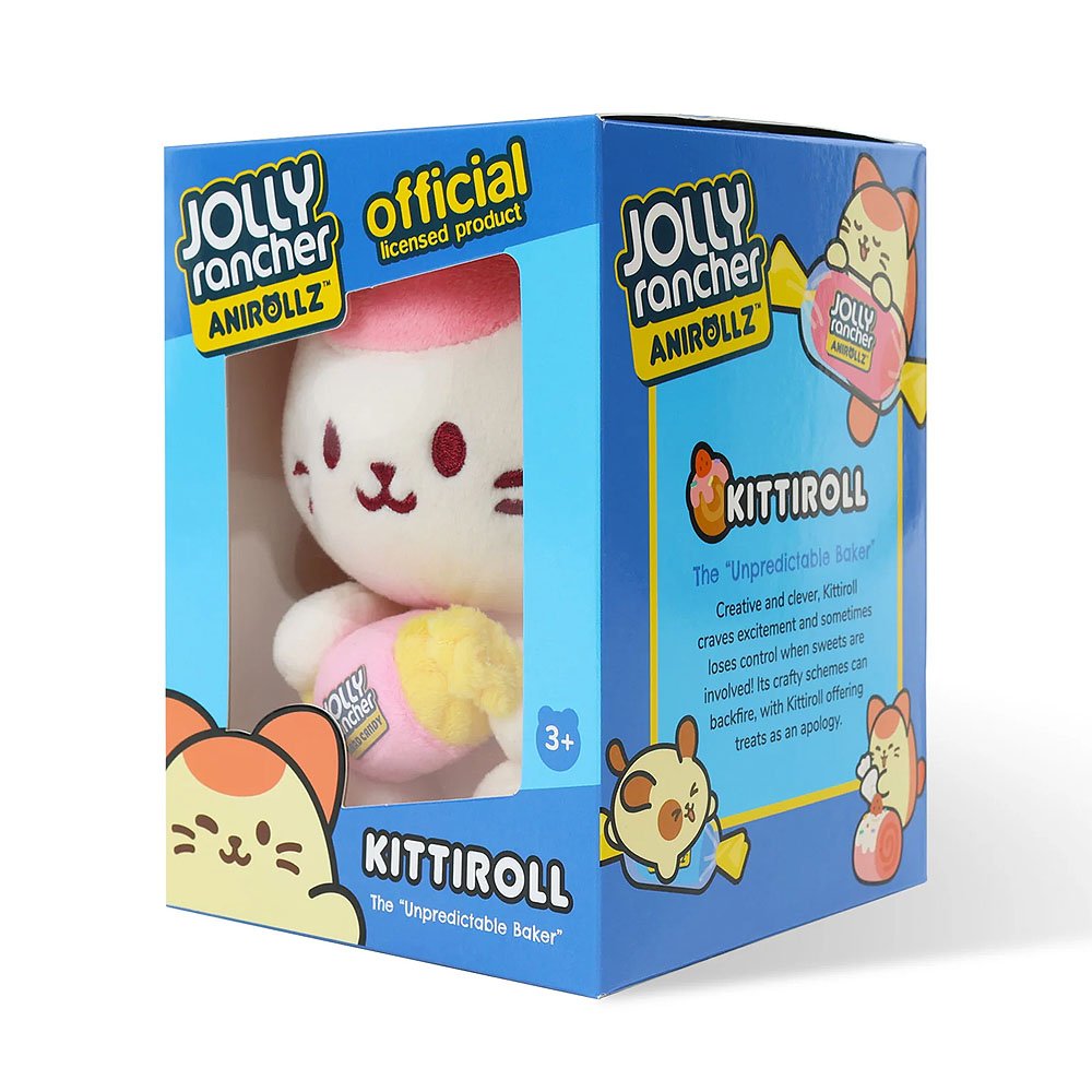 Anirollz x Jolly Rancher | Kittiroll 6" Small Sitting Plush