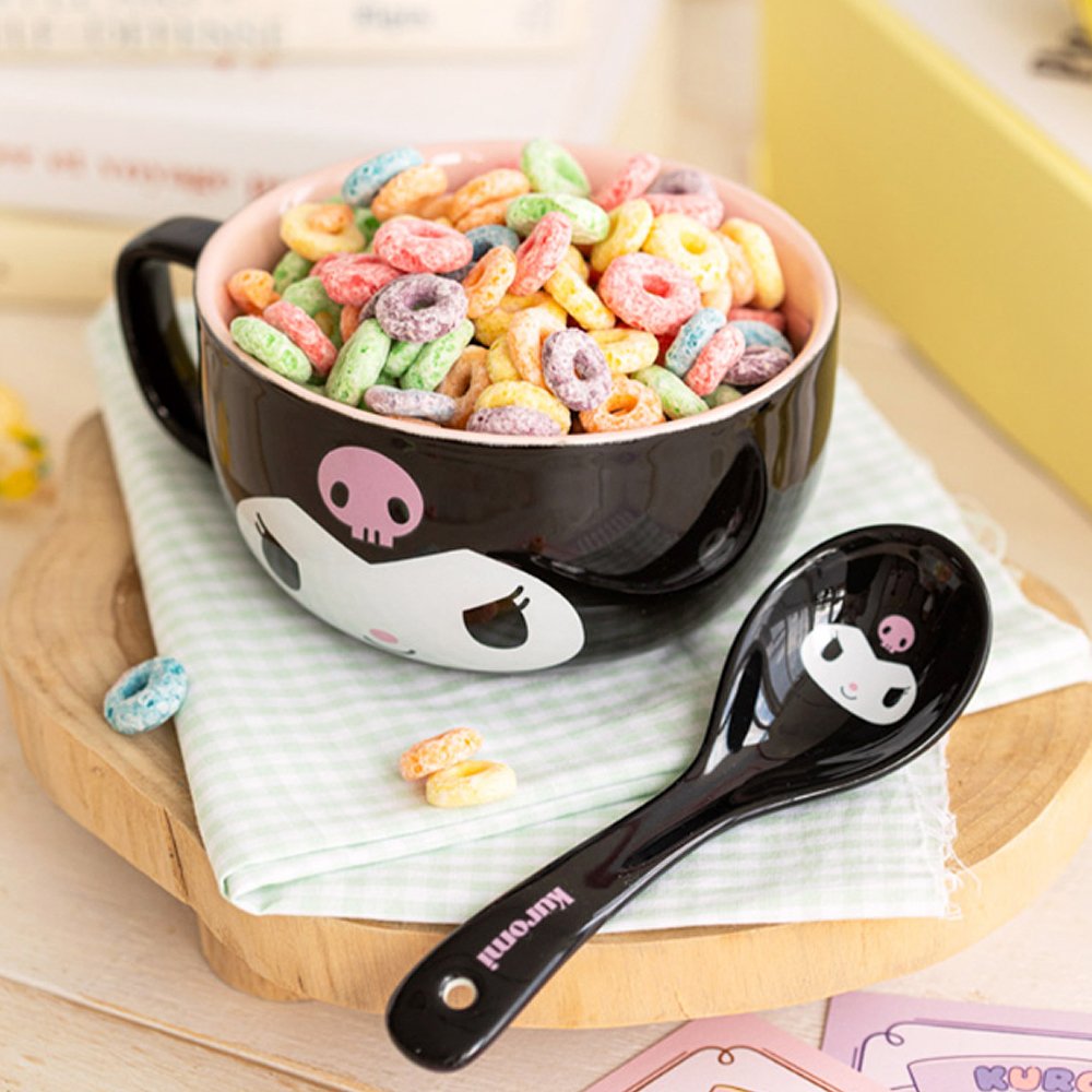 Sanrio Characters Cereal Bowl & Spoon Set