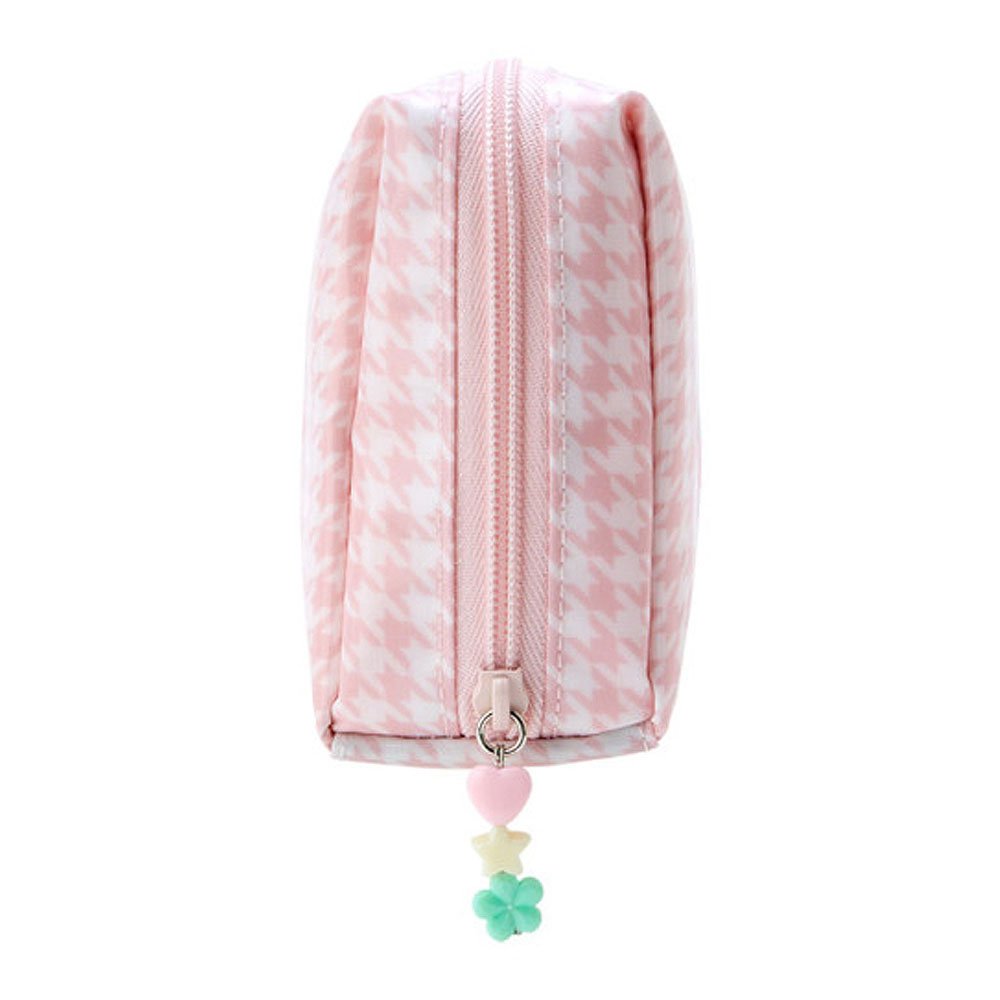 Sanrio My Melody Pouch :Floral Houndstooth