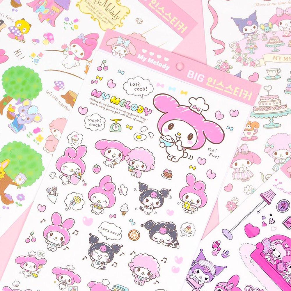 My Melody Big Deco Stickers